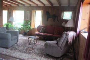 A very comfortable home, this is the living room