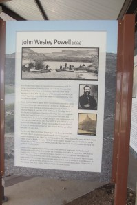 He explored the Grand Canyon, starting at the head of the Green River and going to Lake Mead