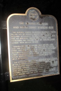 This is another plaque that tells more of the story